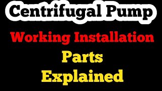 Centrifugal Pump Working  Priming Process  Parts Explained [upl. by Rodolph]