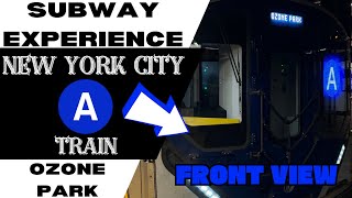 New York City Subway R211 A Train to Ozone Park Front View [upl. by Nanny]