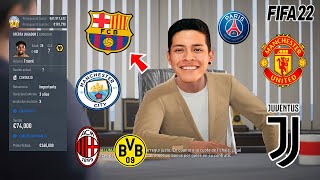 MI NUEVO EQUIPO en MODO CARRERA de FIFA22 😱 Primeros FICHAJES [upl. by Eudora]