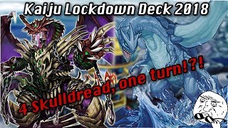 Yugioh Kaiju Lockdown deck April 2018 YgoPro Deck Review amp Replays [upl. by Christmann]