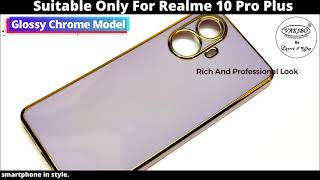 VAKIBO Glossy Chrome Model TPU Back Cover Case Suitable for Realme 10 Pro Plus [upl. by Snevets]