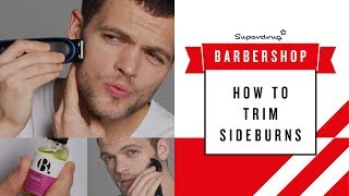 HOW TO  Trim Sideburns  Superdrug [upl. by Anum]