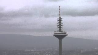 Europaturm  Fernsehturm in Frankfurt am Main [upl. by Hylan576]