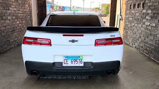 2015 Camaro SS L99 Secondary Cat Delete H pipe and Muffler Delete [upl. by Anoj]