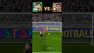 efootball 25  GK Martinez vs Courtois Penalty Shootout 😱efootball efootball 25pes24 shorts [upl. by Emearg]