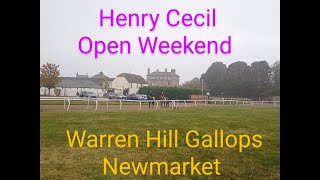 Henry Cecil Open Weekend  On Warren Hill Gallops [upl. by Nannie56]