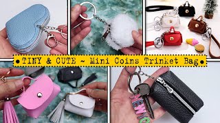 SUPER LOVELY DIY MICRO COINS TRINKET BAGS EASY MAKING IDEAS [upl. by Sagerman]