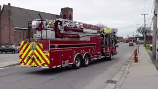 City of Batavia Ladder 15 Responding [upl. by Ennazus]