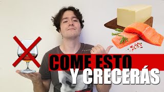 ALIMENTOS PARA AUMENTAR TU ESTATURA  HORMONA DE CRECIMIENTO [upl. by Helena]