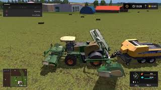 Farming Simulator 2017 \ Lone Oak Farm ep5 \ Pigs and Grass [upl. by Kotta248]