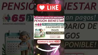 📌🎉¡COMIENZAN PAGOS Calendario de pagos disponible de la Pensión Bienestar 2024 [upl. by Izzy]