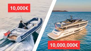 Yacht à 10000€ vs Yacht à 10000000€ [upl. by Haden]