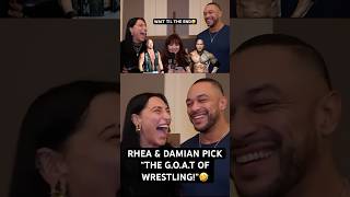 RHEA RIPLEY amp DAMIAN PRIEST PICK quotTHE GOAT OF WRESTLINGquot 😂😂😂 [upl. by Lasala430]