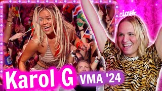 Karol G  quotSi Antes Te Hubiera Conocidoquot  2024 VMAs REACTION [upl. by Atiek106]