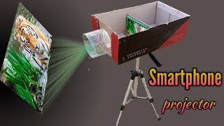 Smartphone projector How to make projector at home [upl. by Berstine17]