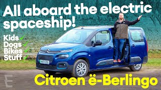 Citroen e Berlingo First Drive  New eBerlingo van review [upl. by Yemrots]