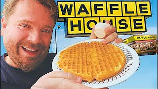 Scottish Guy Tries WAFFLE HOUSE For the first time [upl. by Madlen]