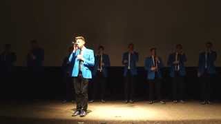 Newsies Medley  BYU Vocal Point  BYU A Cappella Jam 25 Mar 2015 [upl. by Attirb774]