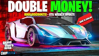 DOUBLE MONEY BIG DISCOUNTS amp LIMITEDTIME CONTENT  GTA ONLINE WEEKLY UPDATE [upl. by Ekez586]