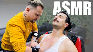 BARBER MASSAGE  Sleep Happy With Asmr Head Massage [upl. by Xel]