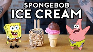 SpongeBob and Patrick Ice Cream from The Fry Cook Games  Binging with Babish [upl. by Ricardo]