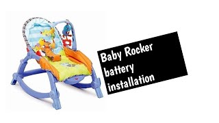 Baby Rocker Battery Installation [upl. by Cudlip]