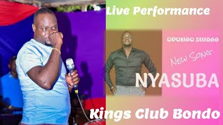 Odongo Swagg  Nyasuba New Song Live Performance After Release  Live At Kings Club Bondo 🔥🔥🔥 [upl. by Annayehc952]