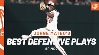 Jorge Mateo’s Best Defensive Plays of 2022  SIS Fielding Bible Award Winner  Baltimore Orioles [upl. by Pembroke446]