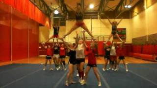 HHS Varsity Cheer Competition Routine 20092010 [upl. by Okier]