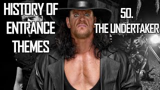 History of Entrance Themes 50  The Undertaker WWE [upl. by Sternberg980]