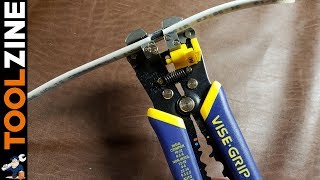 Irwin ViseGrip Self Adjusting Wire Stripper 2078300 Review [upl. by Ettenotna]