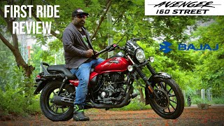 2024 Bajaj Avenger Street 160 First Ride Review  Most Comfortable City Cruiser [upl. by Dalia]