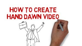 How to create Hand Drawn Videos Whiteboard videos  FREE TRIAL [upl. by Neoma349]