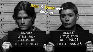 Sam amp Dean Get Their Mugshots Taken 2x19  Supernatural [upl. by Abagail]