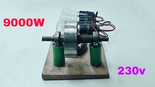 Make Flywheel Elastic Machine Electricity 100 Free Energy Generator 230V 9000W electric copper wire [upl. by Viva]