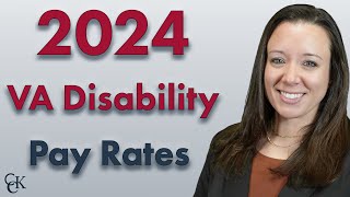 2024 VA Disability Pay Chart and Compensation Rates [upl. by Rakia405]