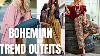 Chic Bohemian Trend Outfit Ideas How to Wear Boho Outfit in Spring Summer [upl. by Hgielac]