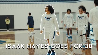 Isaak Hayes goes for 30 in second game of the season👀 [upl. by Atteirneh]