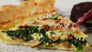 Quiche Recipe Demonstration  Joyofbakingcom [upl. by Malinowski]