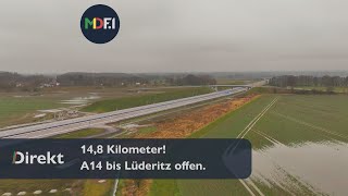 A14 Teilstück freigegeben [upl. by Anahsit]