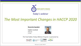 The Most Important Changes in HACCP 2020 [upl. by Aggappera]