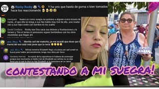 VEREMOS QUE DICE MI SUEGRA Y SUS SUSCRIPTORES EN ESTE VIDEO OJO 👁 [upl. by Nortyad]