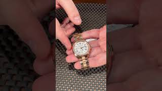 Cartier Cle 18K Rose Gold Diamond Automatic Ladies Watch WFCL0003 Review  SwissWatchExpo [upl. by Hael360]