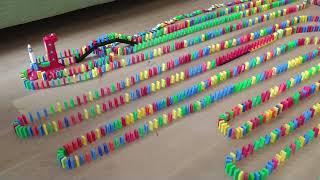 Insane 1500 domino track domino cool satisfying [upl. by Farlay]