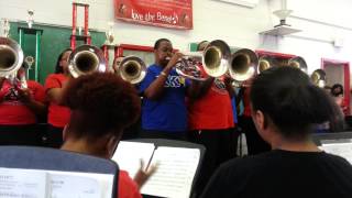 WSSU Euphoniums EUFO fanfares 2014 [upl. by Sower841]