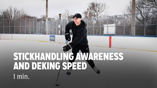 Stickhandling Awareness and Deking Speed [upl. by Relluf]