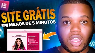 COMO CRIAR UM SITE GRÁTIS Em Menos de 5 Minutos  COM HOSPEDAGEM E DOMÍNIO GRÁTIS Passo a Passo [upl. by Padraic]