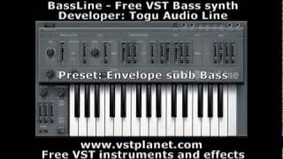 TALBassLine  Free VST bass synth  vstplanetcom [upl. by Chaim717]