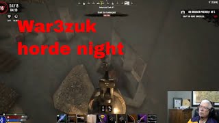 War3zuk 7d2d first horde night [upl. by Apgar]