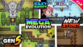 Best Pokemon GBA Rom Hack With Mega Evolution Gen 6 New Story amp Easy Shiny 2017 [upl. by Mumford]